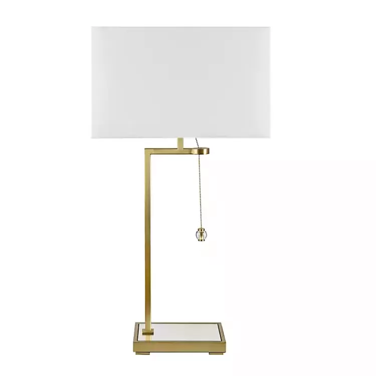 Gold L-Shape Marlowe Table Lamp>Kirklands Home Fashion