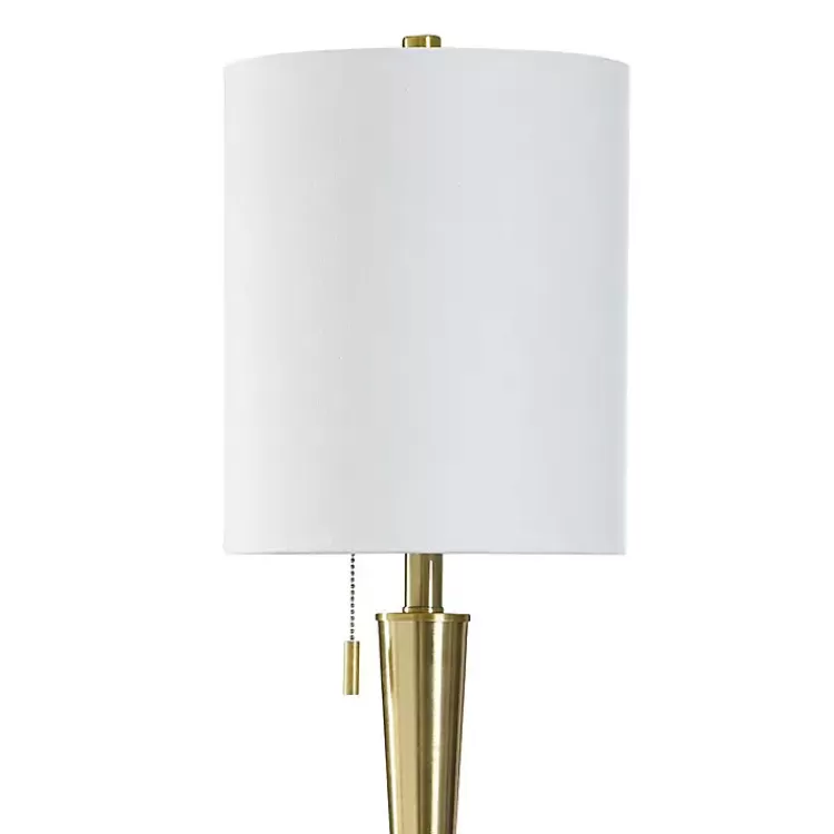 Gold Metal & Marble Tapered Buffet Lamp>Kirklands Home Discount