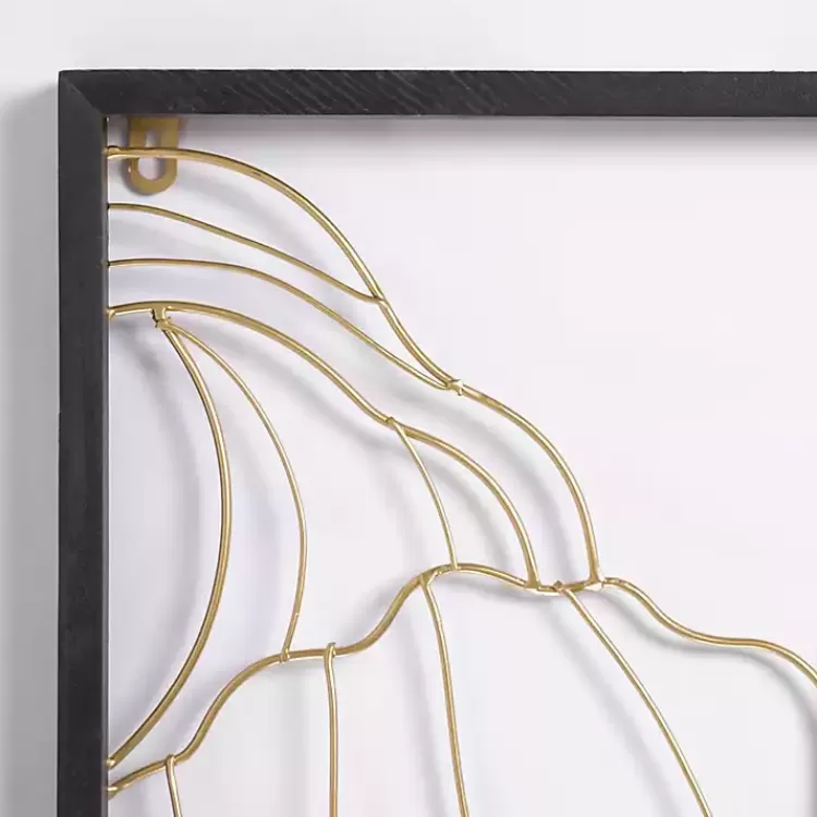 Gold Metal Abstract Floral Wall Plaques, Set of 3>Kirklands Home Cheap