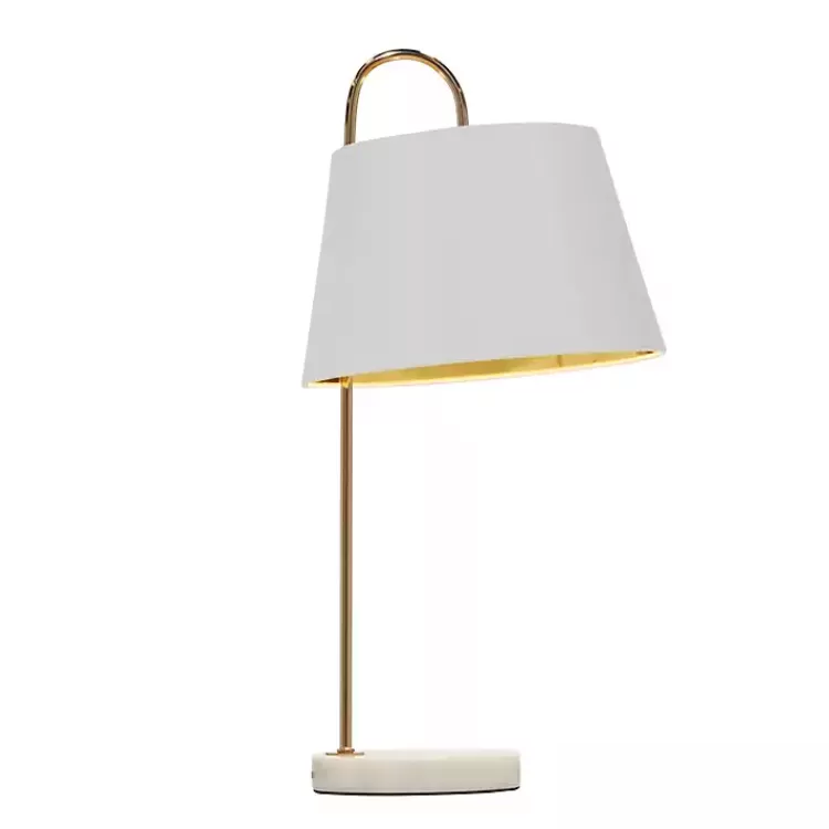Gold Metal and Faux Silk Shade Table Lamp>Kirklands Home Cheap