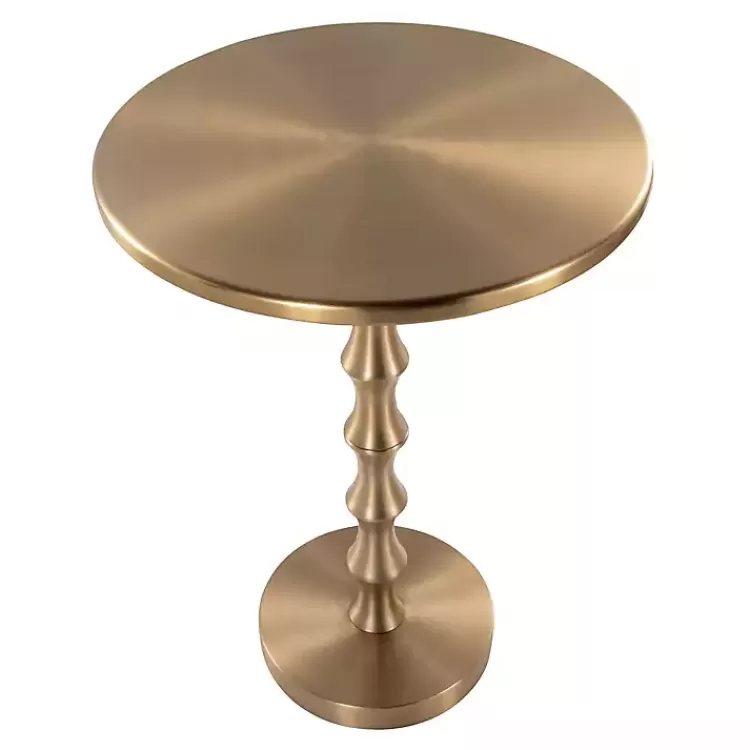 Metal Bamboo Accent Table>Kirklands Home Clearance
