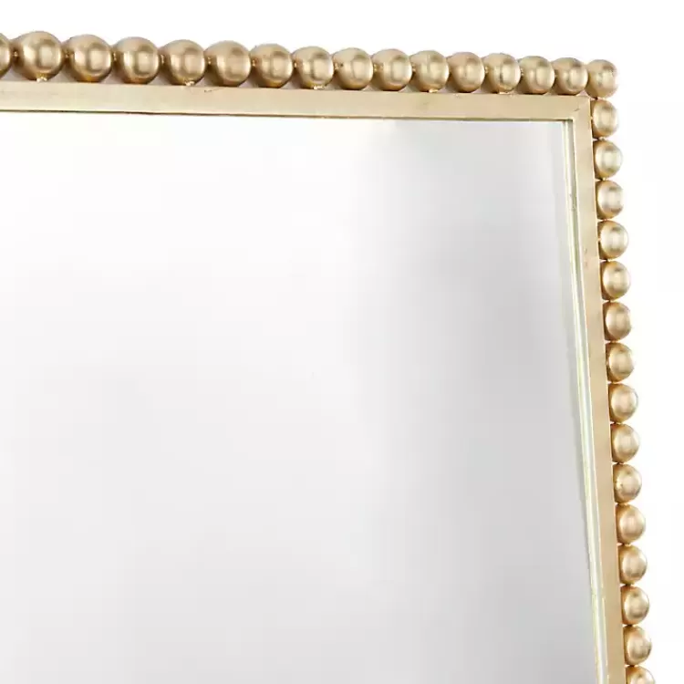 gold_metal_beaded_frame_wall_mirror_2.webp Gold Metal Beaded Frame Wall Mirror>Kirklands Home Flash Sale
