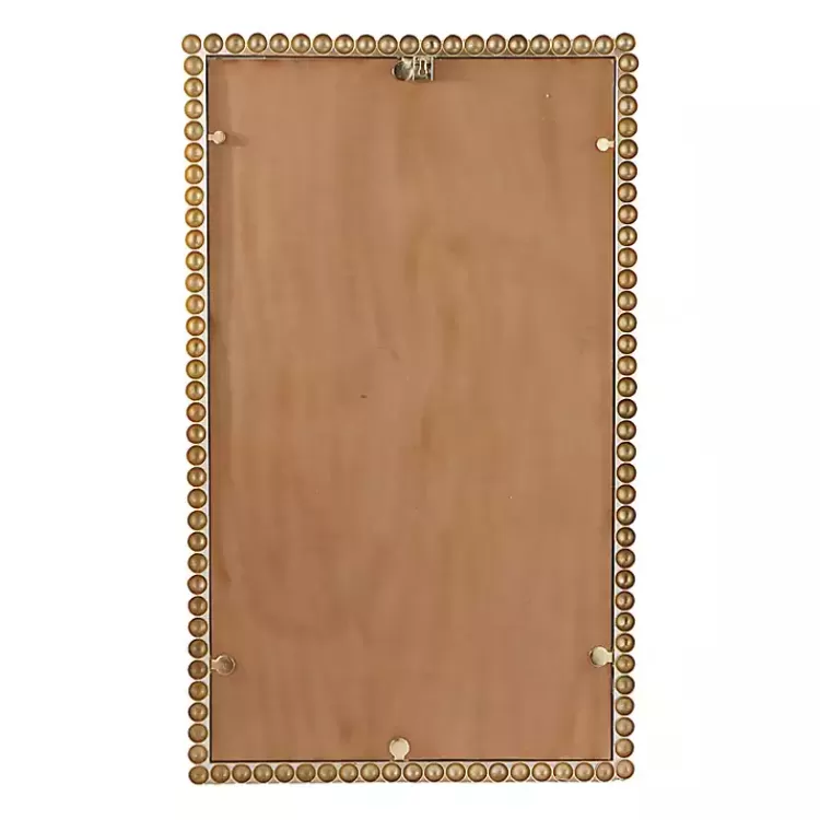gold_metal_beaded_frame_wall_mirror_3.webp Gold Metal Beaded Frame Wall Mirror>Kirklands Home Flash Sale
