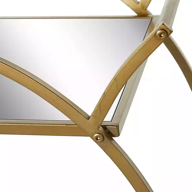 gold_metal_circular_bar_cart_3.webp Gold Metal Circular Bar Cart>Kirklands Home Best Sale