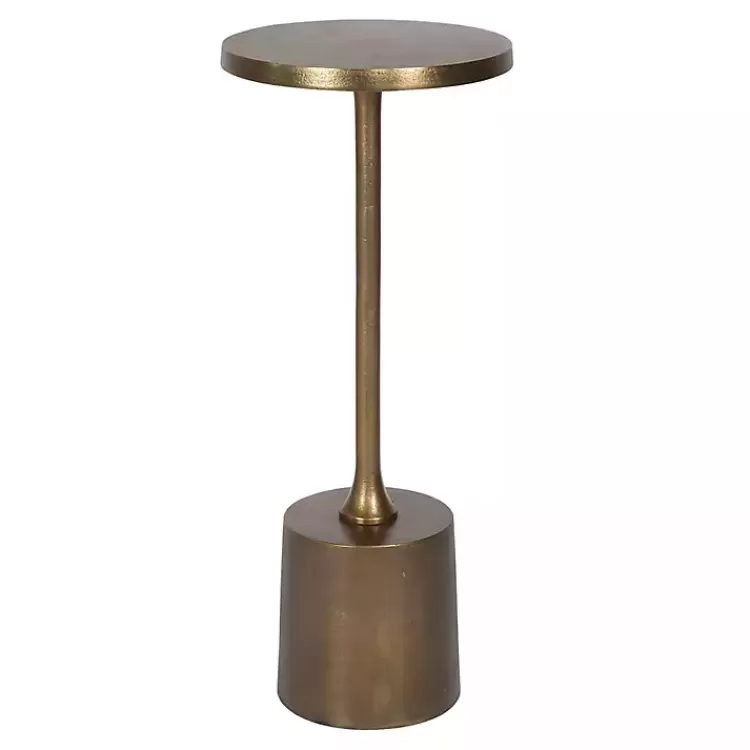 Metal Cylinder Base Cocktail Table>Kirklands Home Discount