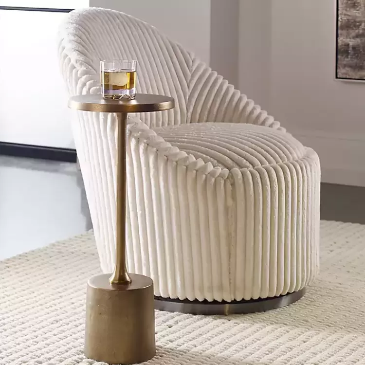 Metal Cylinder Base Cocktail Table>Kirklands Home Discount