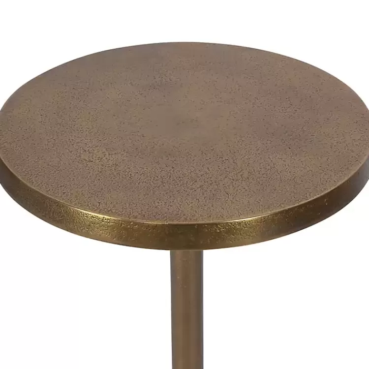 gold_metal_cylinder_base_cocktail_table_2.webp Metal Cylinder Base Cocktail Table>Kirklands Home Discount