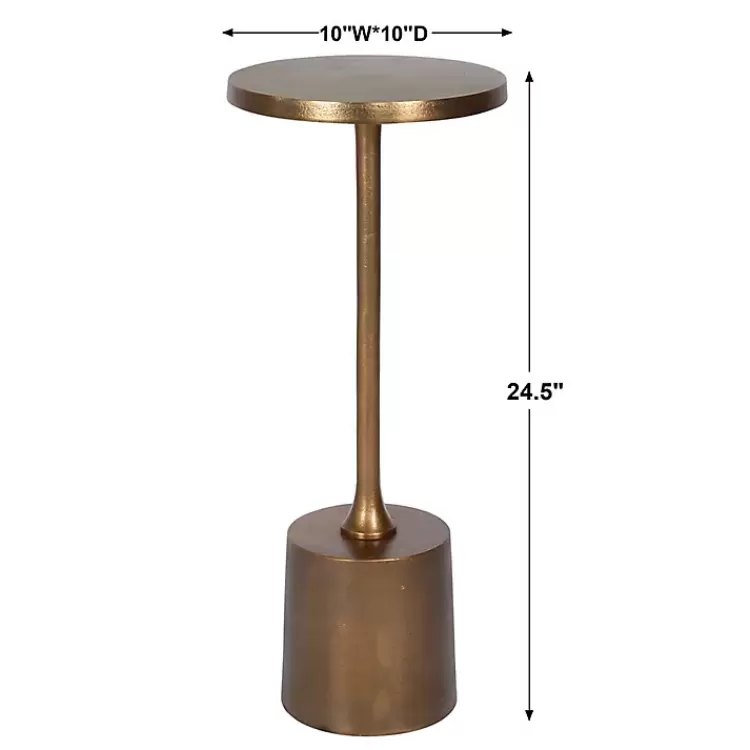 gold_metal_cylinder_base_cocktail_table_3.webp Metal Cylinder Base Cocktail Table>Kirklands Home Discount