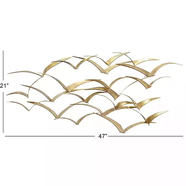 gold_metal_flock_of_birds_wall_plaque_5.webp Metal Flock of Birds Wall Plaque>Kirklands Home Clearance