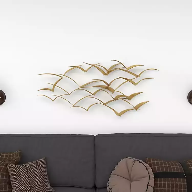 gold_metal_flock_of_birds_wall_plaque_7.webp Metal Flock of Birds Wall Plaque>Kirklands Home Clearance