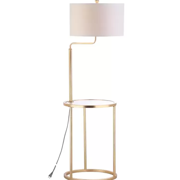 gold_metal_floor_lamp_with_round_side_table_4.webp Gold Metal Floor Lamp with Round Side Table>Kirklands Home Discount