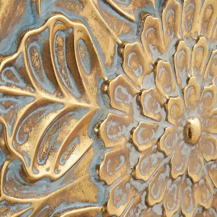 gold_metal_floral_embossed_wall_sculpture_6.webp Metal Floral Embossed Wall Sculpture>Kirklands Home Hot