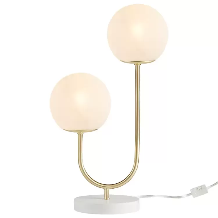 gold_metal_light_zusa_modern_table_lamp_3.webp Gold Metal 2-Light Zusa Modern Table Lamp>Kirklands Home Flash Sale