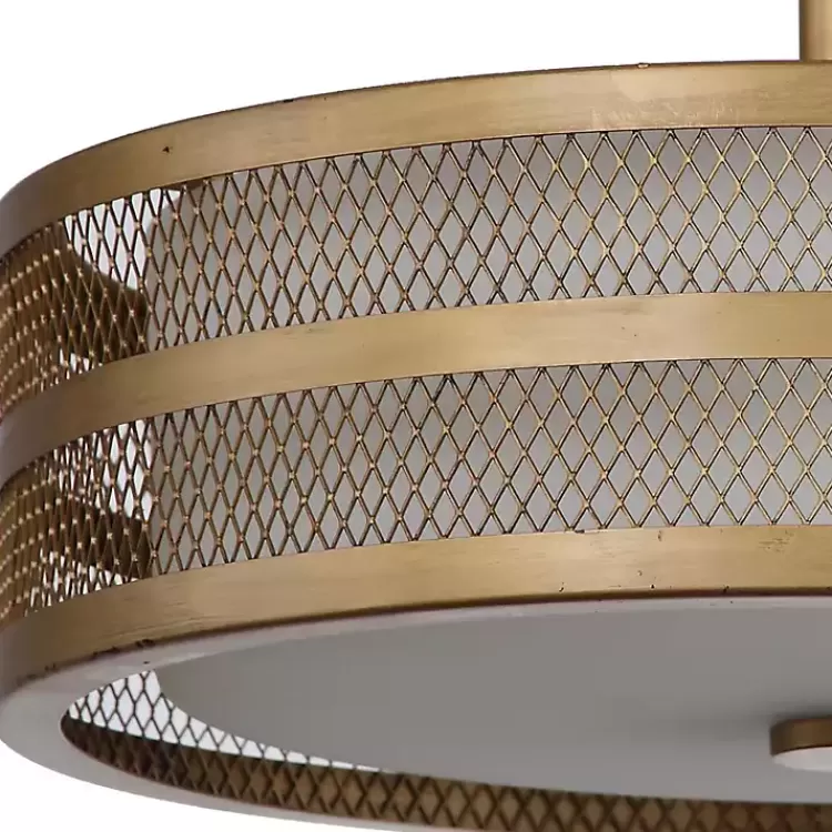 Metal Mesh Flush Mount Light>Kirklands Home Best Sale