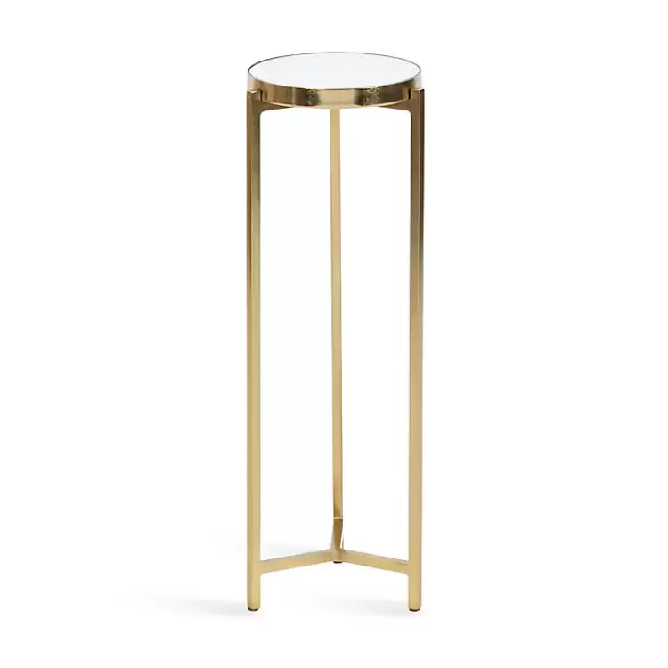 Metal Mirrored Tabletop Aguilar Drink Table>Kirklands Home Cheap