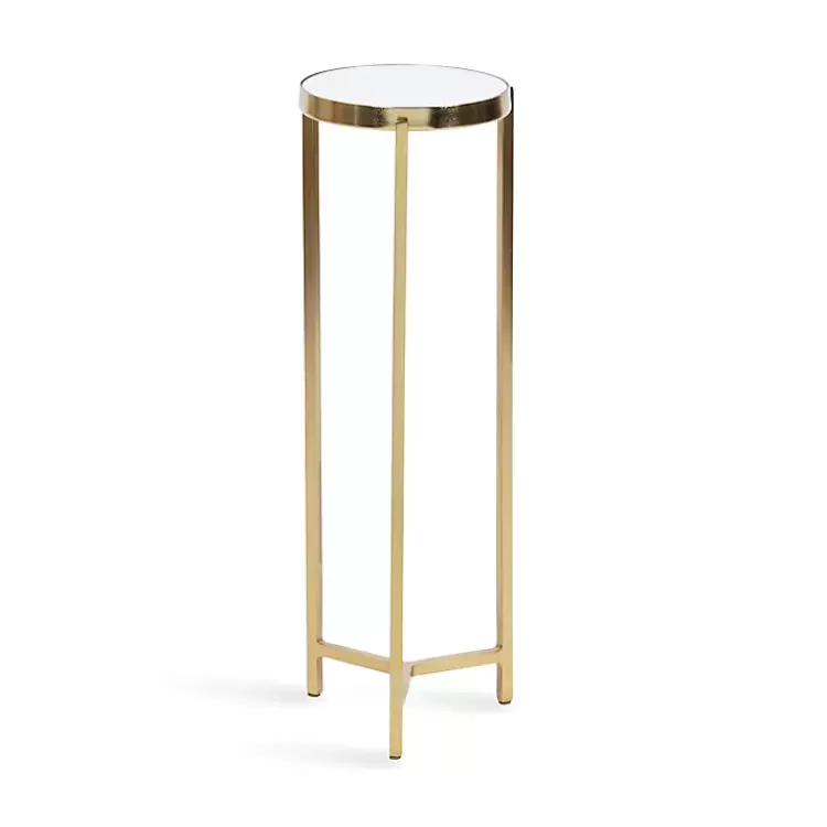 gold_metal_mirrored_tabletop_aguilar_drink_table_4.webp Metal Mirrored Tabletop Aguilar Drink Table>Kirklands Home Cheap