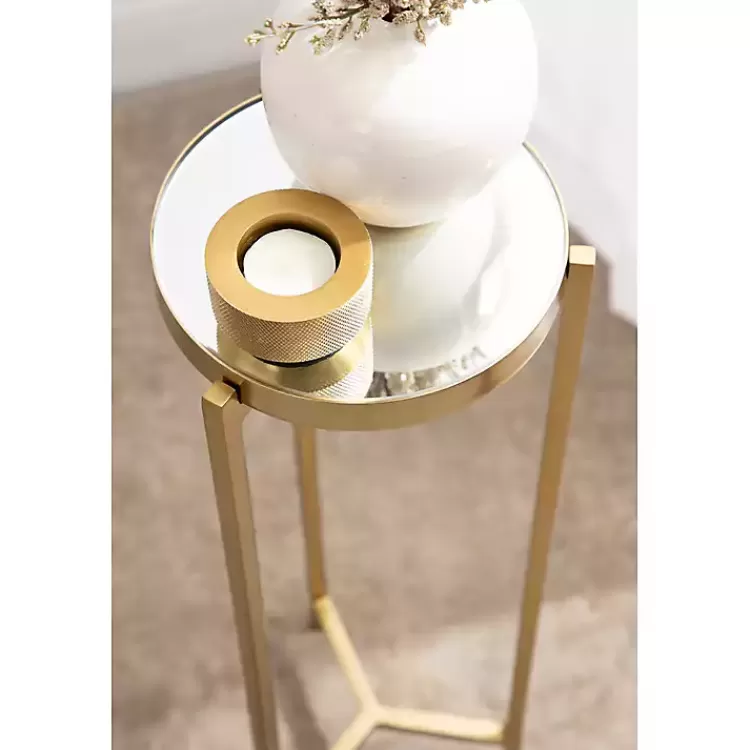 gold_metal_mirrored_tabletop_aguilar_drink_table_6.webp Metal Mirrored Tabletop Aguilar Drink Table>Kirklands Home Cheap