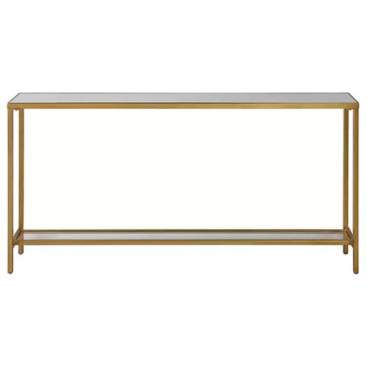 Metal Mirrored Top Slim Console Table>Kirklands Home Hot