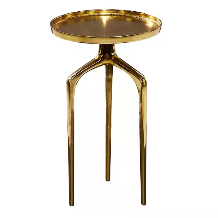 Metal Round Tripod Accent Table>Kirklands Home Cheap