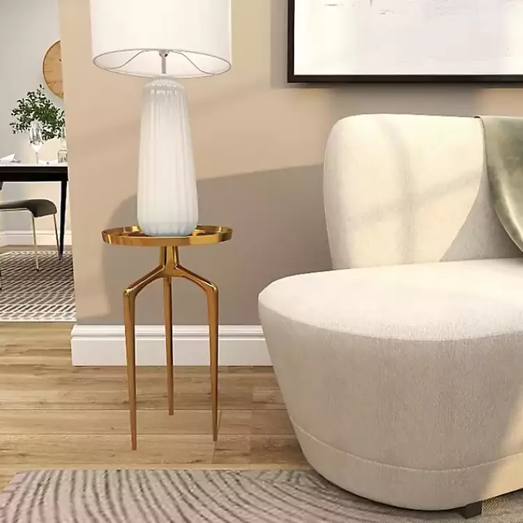 gold_metal_round_tripod_accent_table_7.webp Metal Round Tripod Accent Table>Kirklands Home Cheap