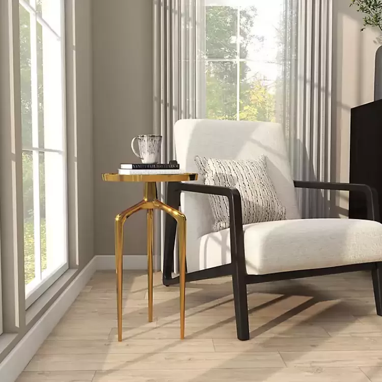 gold_metal_round_tripod_accent_table_8.webp Metal Round Tripod Accent Table>Kirklands Home Cheap