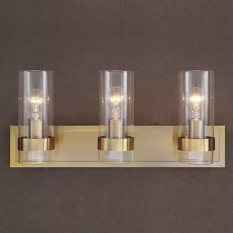 Metal 3-Shade Vanity Light>Kirklands Home Online