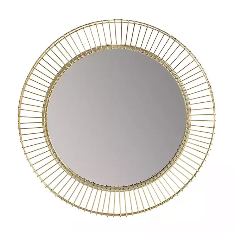 Gold Metal Sunbeam Wall Mirror>Kirklands Home Cheap