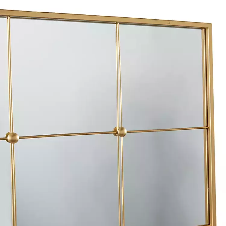 gold_metal_windowpane_wall_mirror_2.webp Gold Metal Windowpane Wall Mirror>Kirklands Home Discount