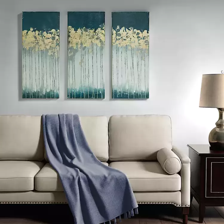 gold_midnight_forest_canvas_art_prints_set_of__3.webp Gold Midnight Forest Canvas Art Prints, Set of 3>Kirklands Home Clearance