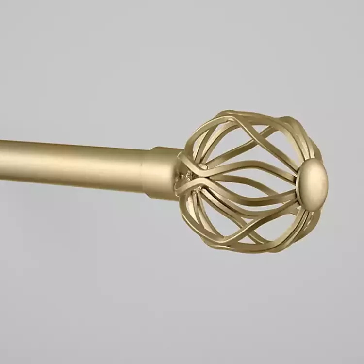 Gold Open Sphere Curtain Rod, 120 in.>Kirklands Home Sale