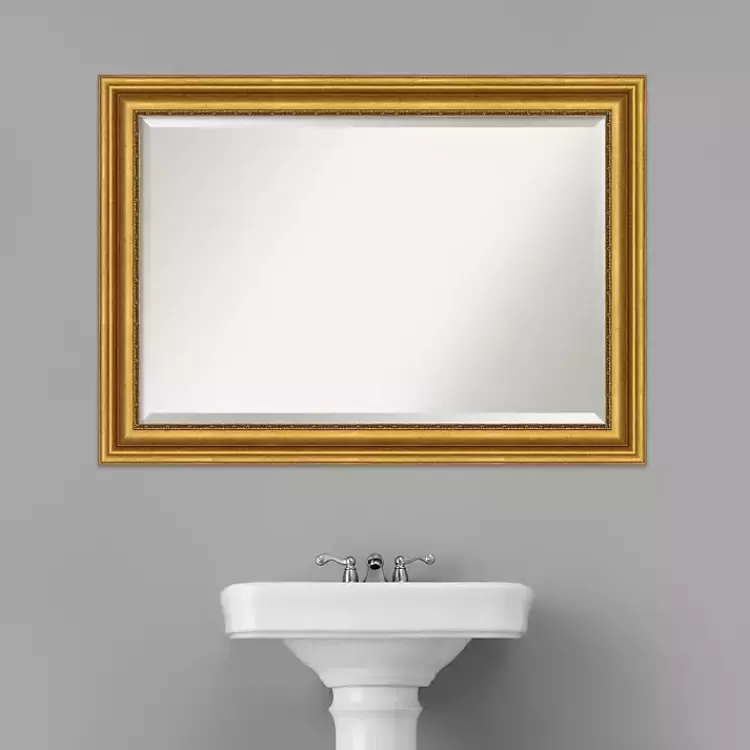 gold_patina_scalloped_frame_beveled_mirror_6.webp Gold Patina Scalloped Frame Beveled Mirror>Kirklands Home Online