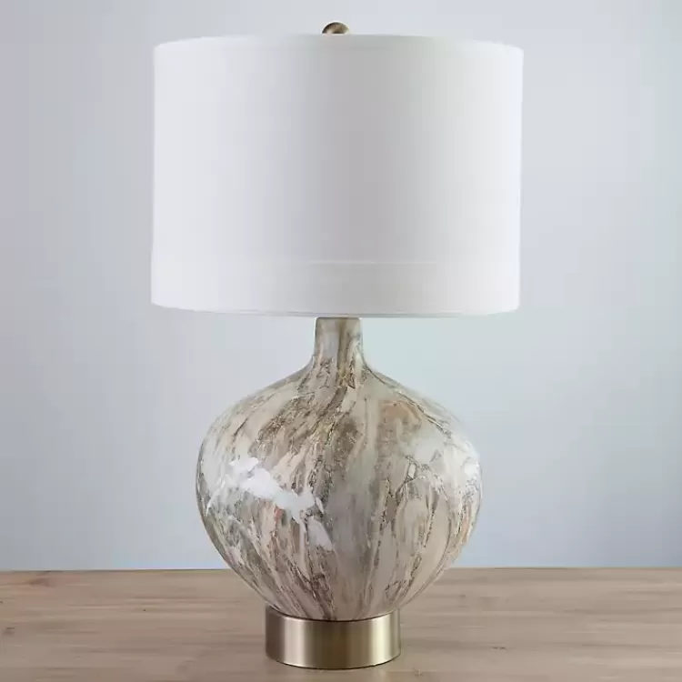 Gold Pistachio Swirl Gourd Table Lamp>Kirklands Home Flash Sale