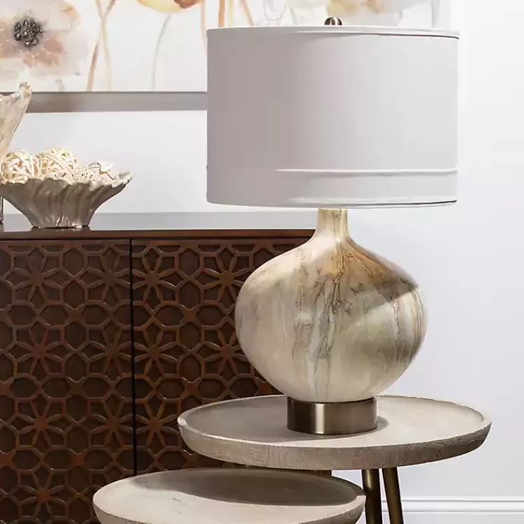 Gold Pistachio Swirl Gourd Table Lamp>Kirklands Home Flash Sale