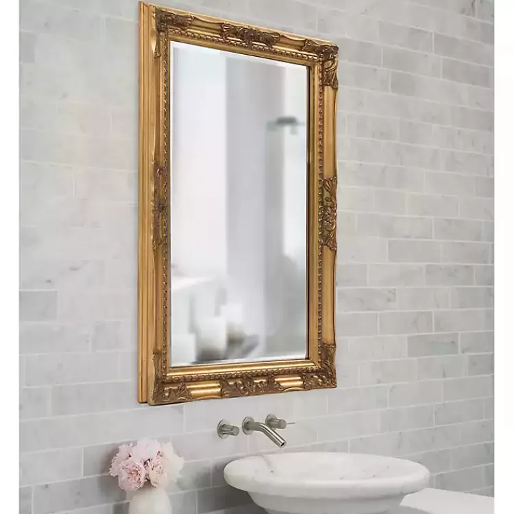 Queen Ann Rectangular Wall Mirror>Kirklands Home Fashion