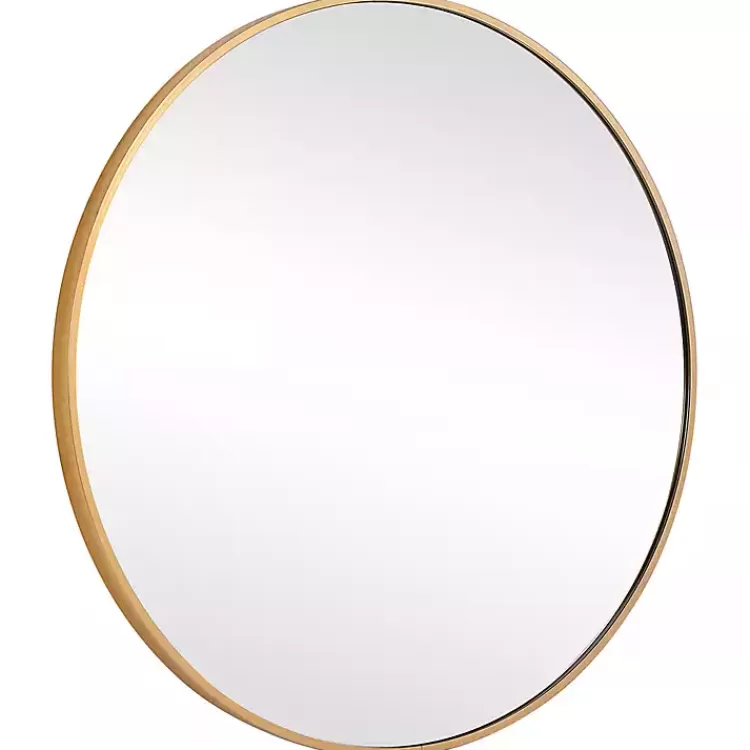 gold_round_simple_frame_medium_wall_mirror_2.webp Round Simple Frame Medium Wall Mirror>Kirklands Home Clearance