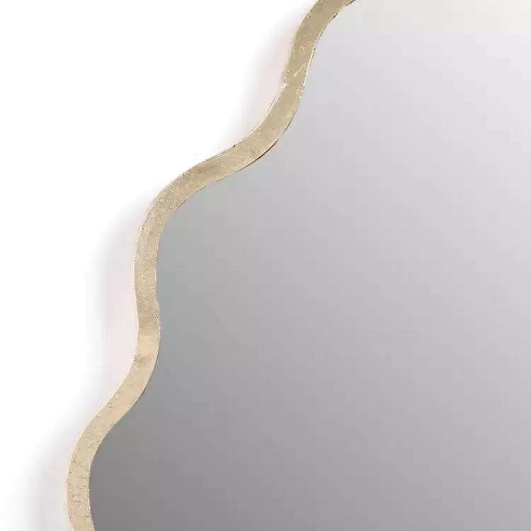 Gold Scalloped Seashell Wall Mirror>Kirklands Home Cheap