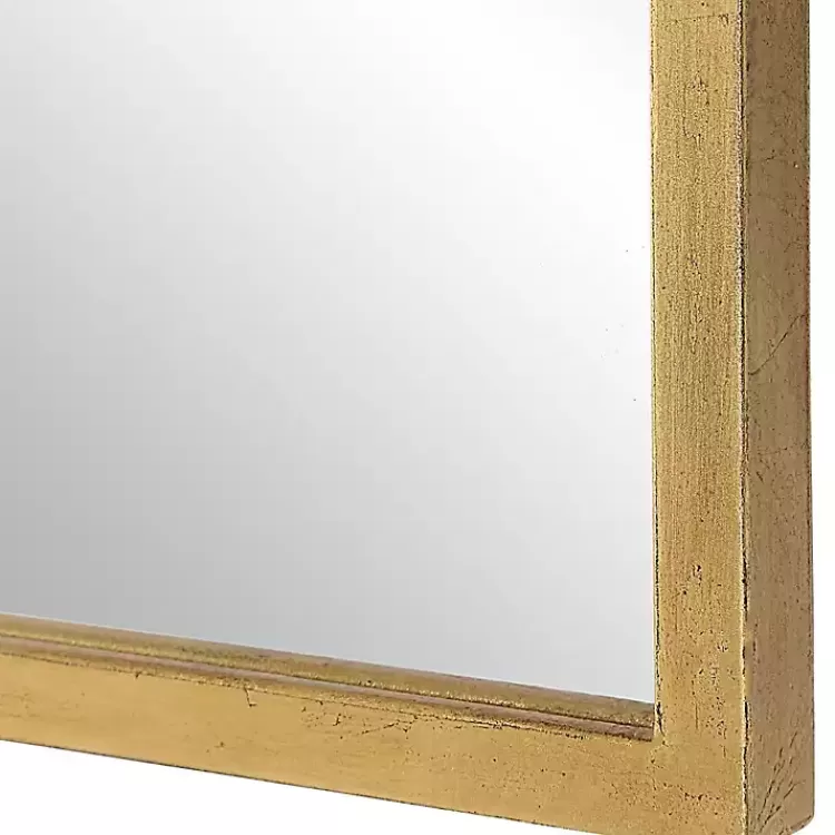 gold_simple_round_top_wall_mirror_4.webp Gold Simple Round Top Wall Mirror>Kirklands Home Cheap