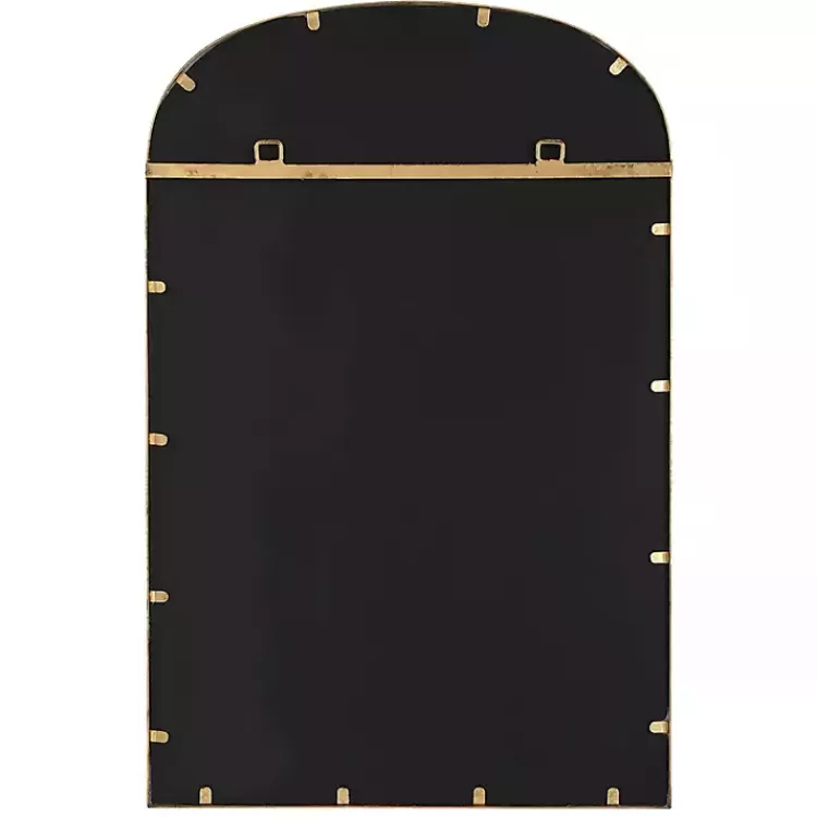 gold_simple_round_top_wall_mirror_5.webp Gold Simple Round Top Wall Mirror>Kirklands Home Cheap