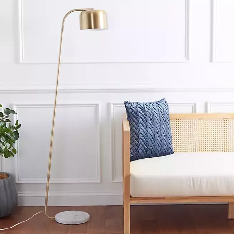 gold_slanted_modern_floor_lamp_with_marble_base_3.webp Slanted Modern Floor Lamp with Marble Base>Kirklands Home Cheap