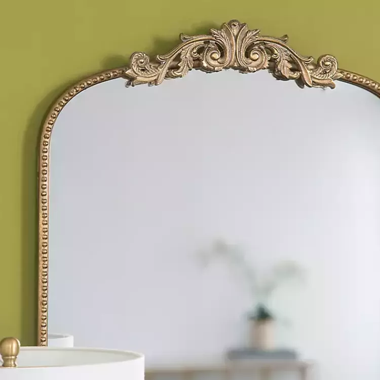 gold_studded_scroll_arched_mirror__in_7-1.webp Gold Studded Scroll Arched Mirror, 42 in.>Kirklands Home Best Sale