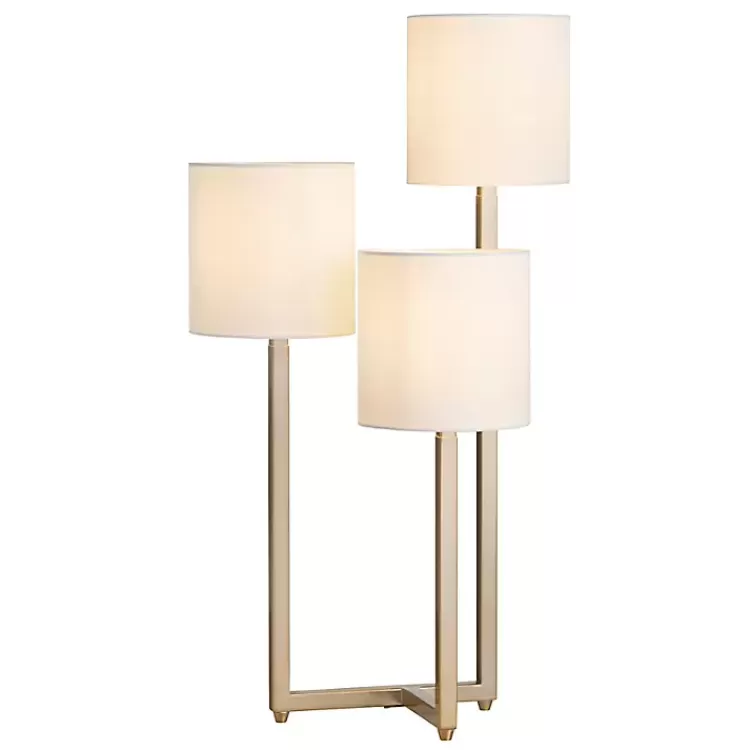 Gold Triple Light Table Lamp>Kirklands Home Fashion
