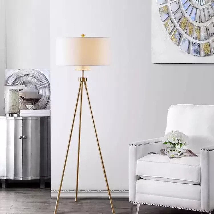 gold_tripod_modern_floor_lamp_3.webp Tripod Modern Floor Lamp>Kirklands Home Clearance