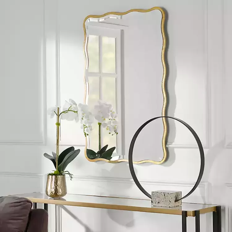 gold_wood_wavy_frame_beveled_wall_mirror_2.webp Gold Wood Wavy Frame Beveled Wall Mirror>Kirklands Home Discount