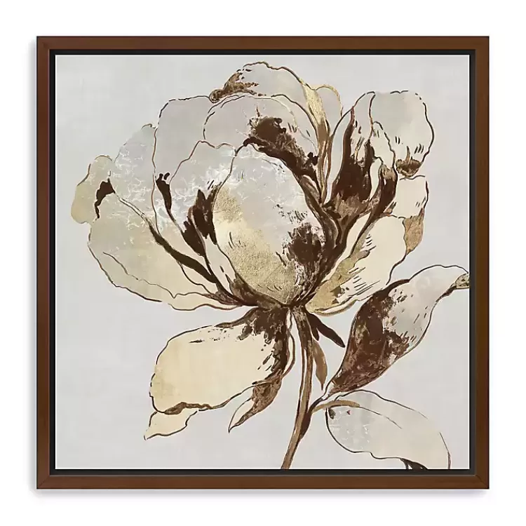 Golden Blossom II Framed Canvas Art Print>Kirklands Home Online