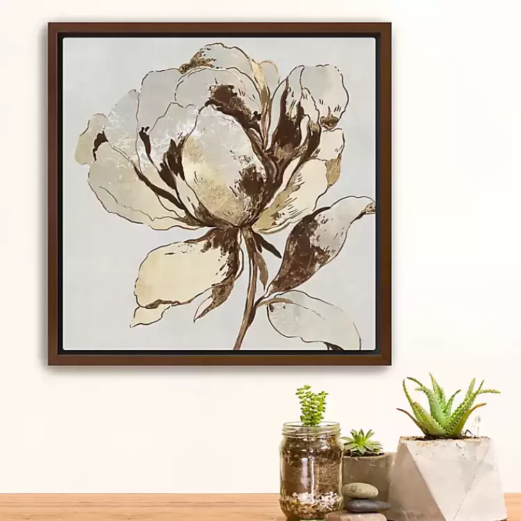 Golden Blossom II Framed Canvas Art Print>Kirklands Home Online