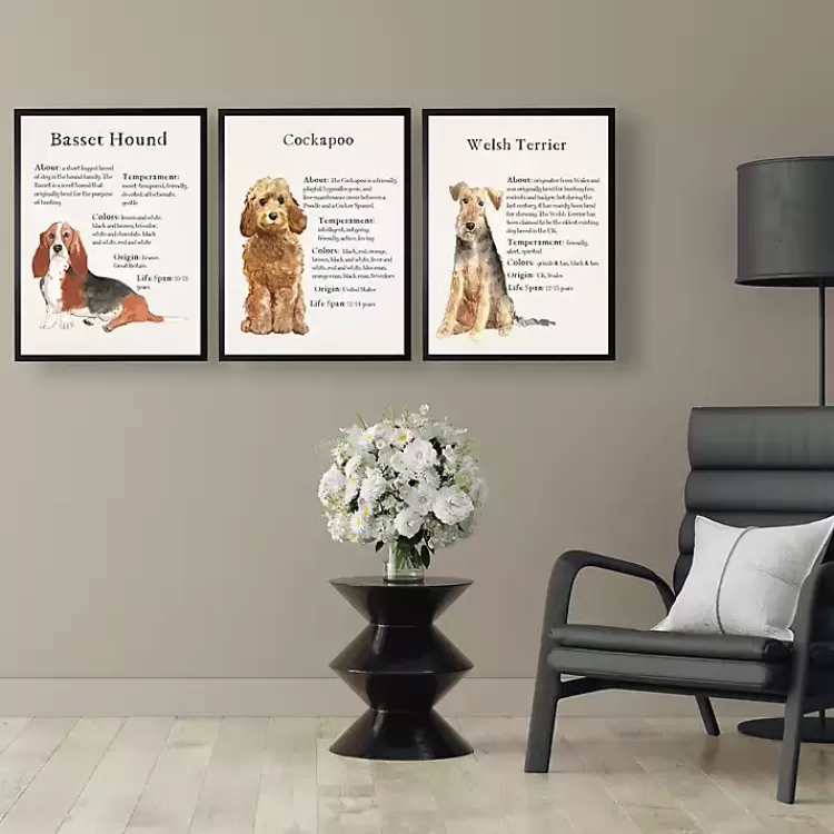 Golden Cockapoo Facts Framed Wall Plaque>Kirklands Home Cheap