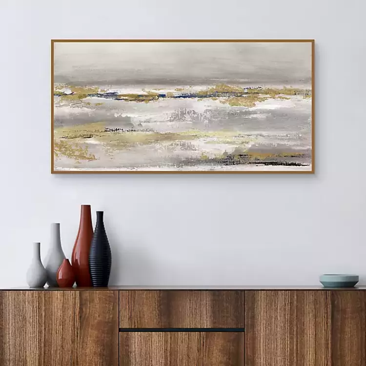 Golden Fog Framed Canvas Art Print>Kirklands Home Discount