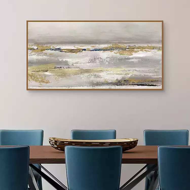 golden_fog_framed_canvas_art_print_2.webp Golden Fog Framed Canvas Art Print>Kirklands Home Discount