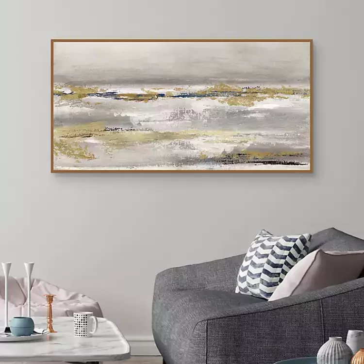 golden_fog_framed_canvas_art_print_3.webp Golden Fog Framed Canvas Art Print>Kirklands Home Discount