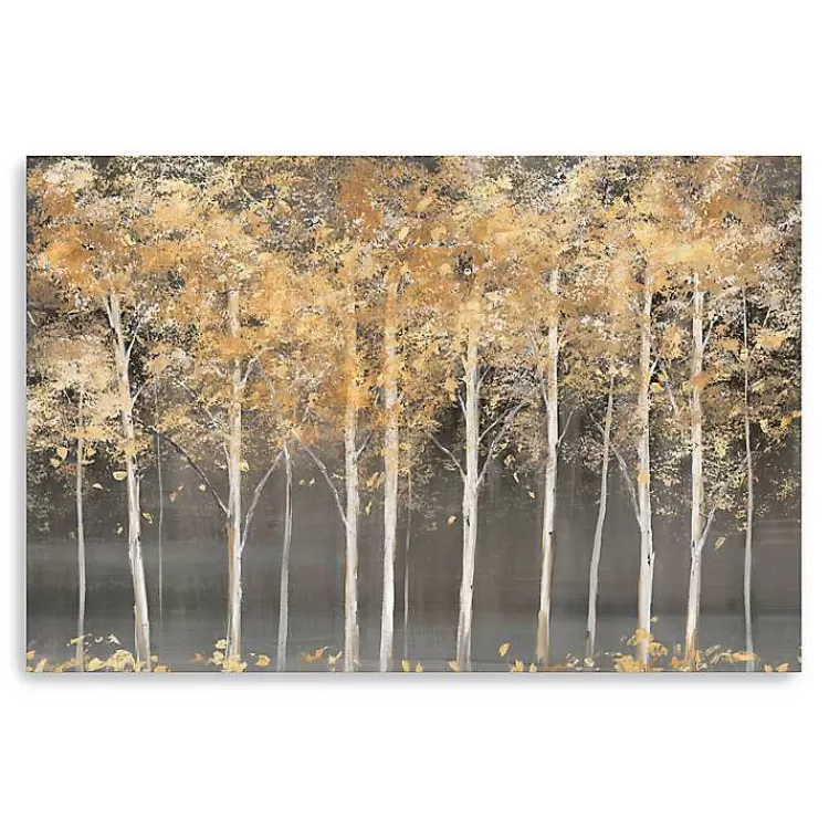 Golden Forest Light Giclee Canvas Art Print>Kirklands Home Best